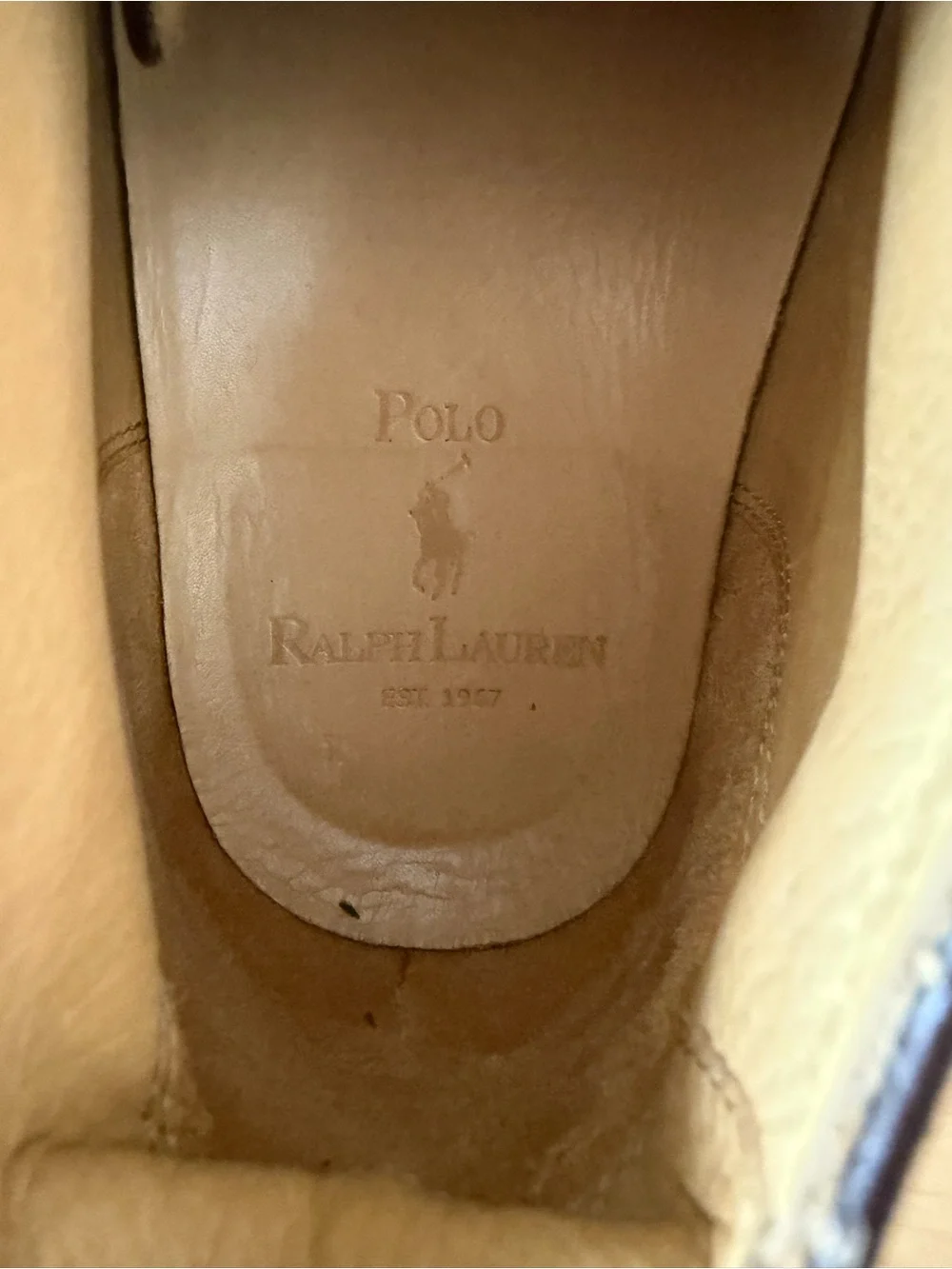 Polo Ralph Lauren Brown Leather Chukka Boots 10D